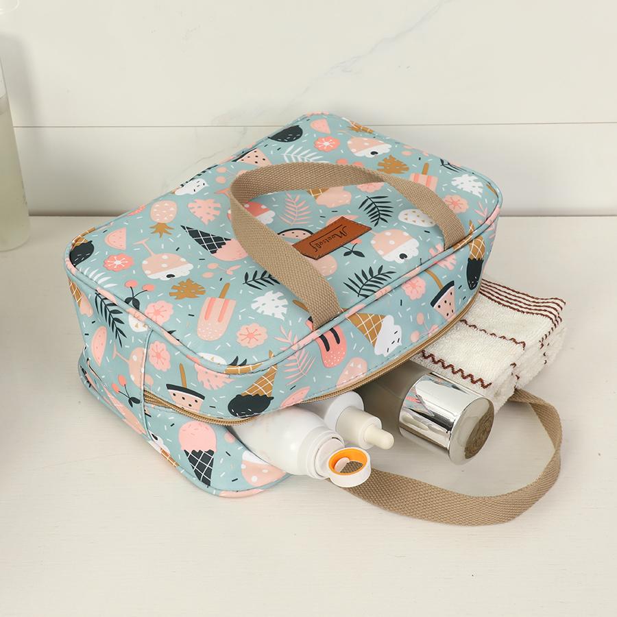 Makeup and toiletries handbag, single-shoulder bag, large-capacity portable, waterproof storage bag for travel and business trip