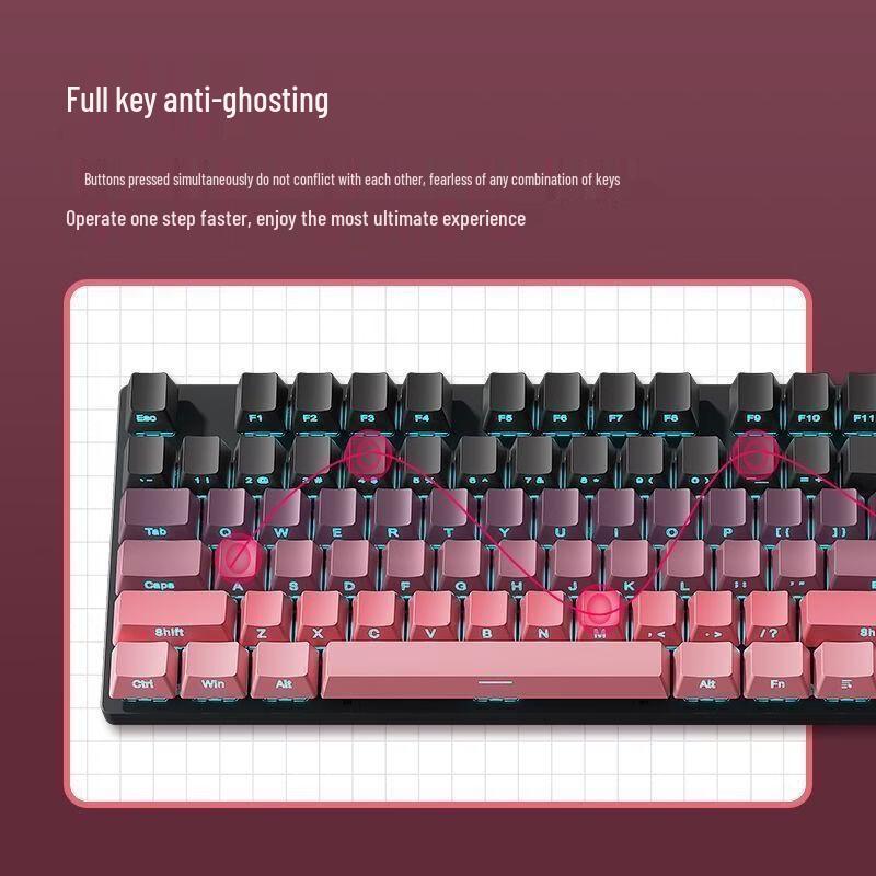 OLOEY Compact Mechanical Gaming Keyboard