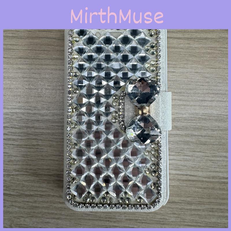 Iphone Flip Style Case With Water Diamonds Decoration Fashion Prevention Fall
