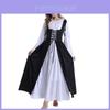 Elegant Medieval Renaissance Dress For Women Featuring Stylish Square Neckline And Figure-hugging Design