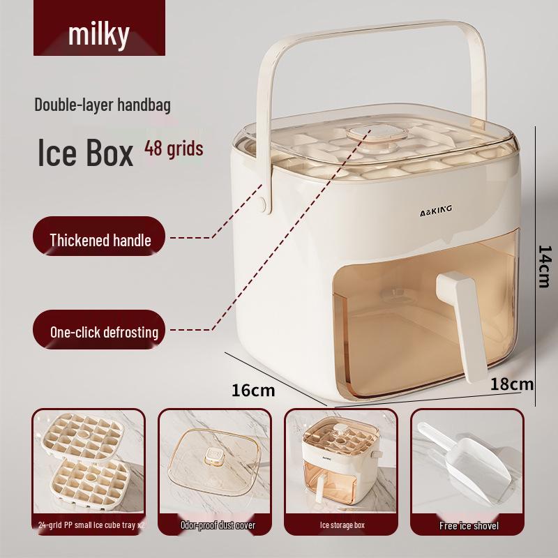 

Food Grade Ice Cube Tray & Mold with Ice Bucket