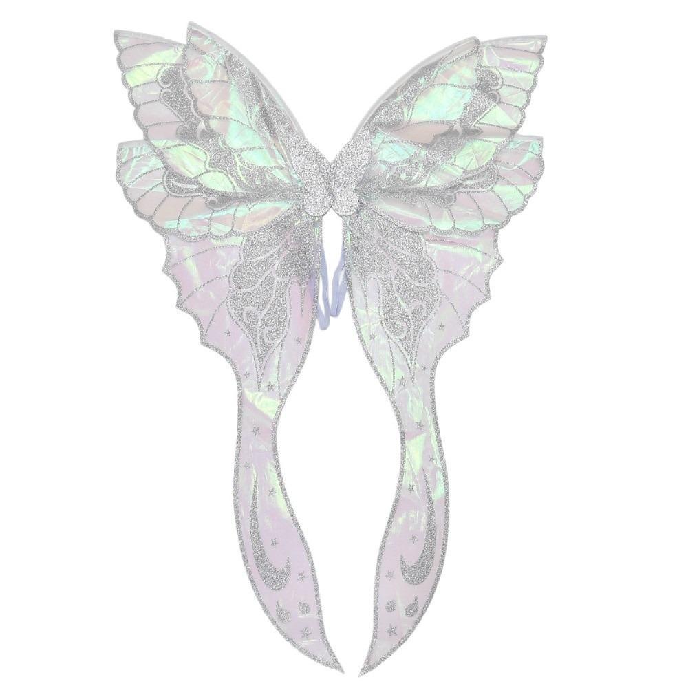 Colorful Butterfly Wings Wearable Angel Wings Magical Elf Cosplay Wing  for Women Girls