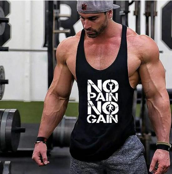 Ärmlös Träningsväst för Fitness och Bodybuilding