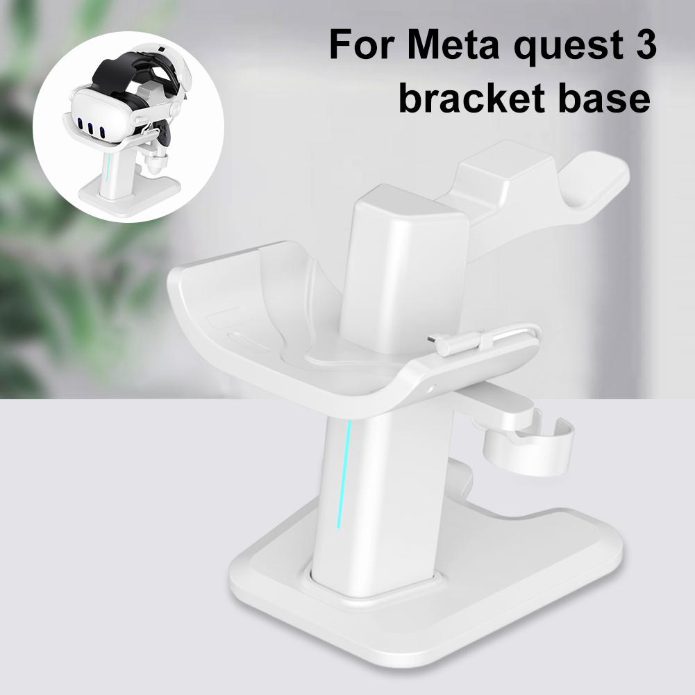 New Charging Station Controller Charging Station VR Display Stand With LED Indicator Charging Cable Compatible For Meta Quest 3