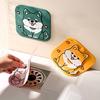 Anti-odor Floor Drain Mat Silicone Sewer Filter Pad Floor Drain Cover  for Bathroom Hair Collection