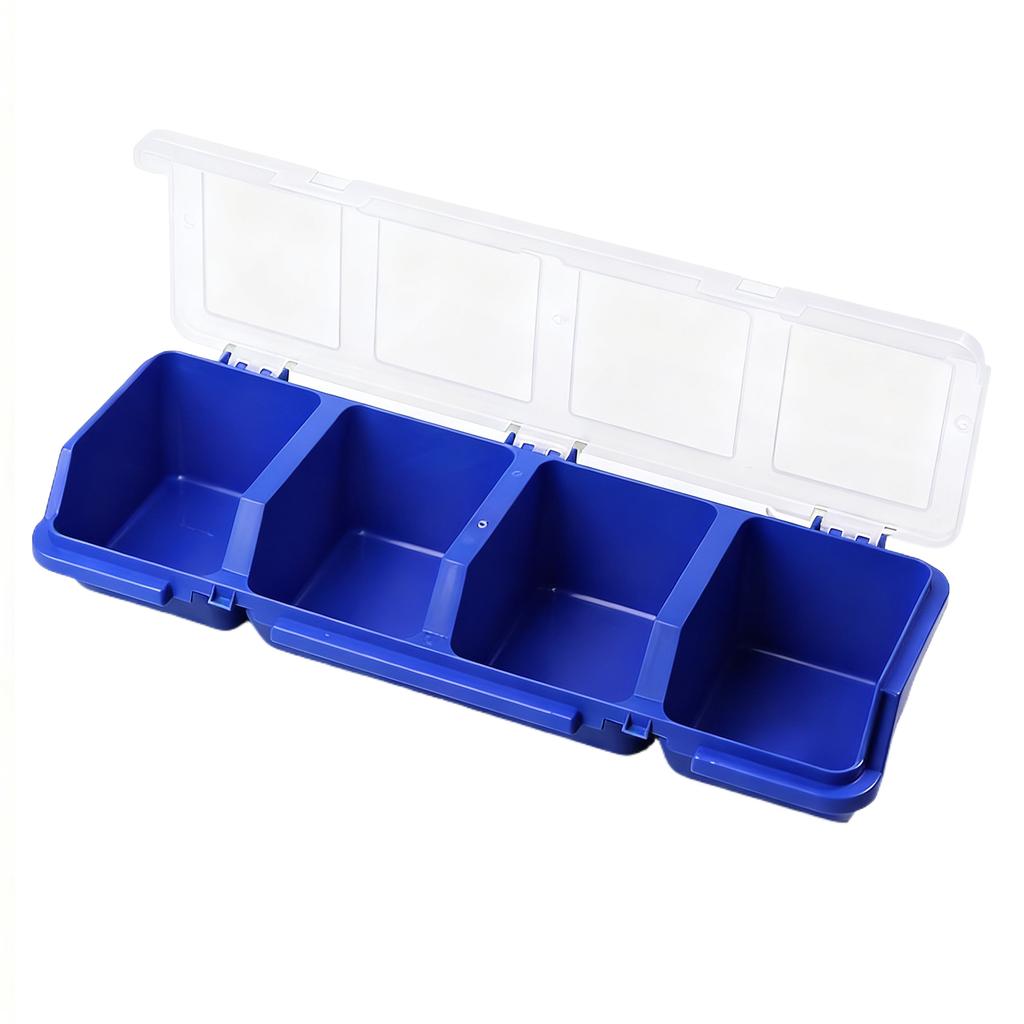 Hardware and Jewelry Storage Case with Lid Hardware Organizer Small Part Storage Sorting Screw Box Case for Screw Small Part