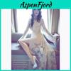 Long Dress With Lace Embroidery For Beach Vacation And Casual Wear