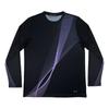 Irregular Agile Mesh L/S Tee (Black/Purple)