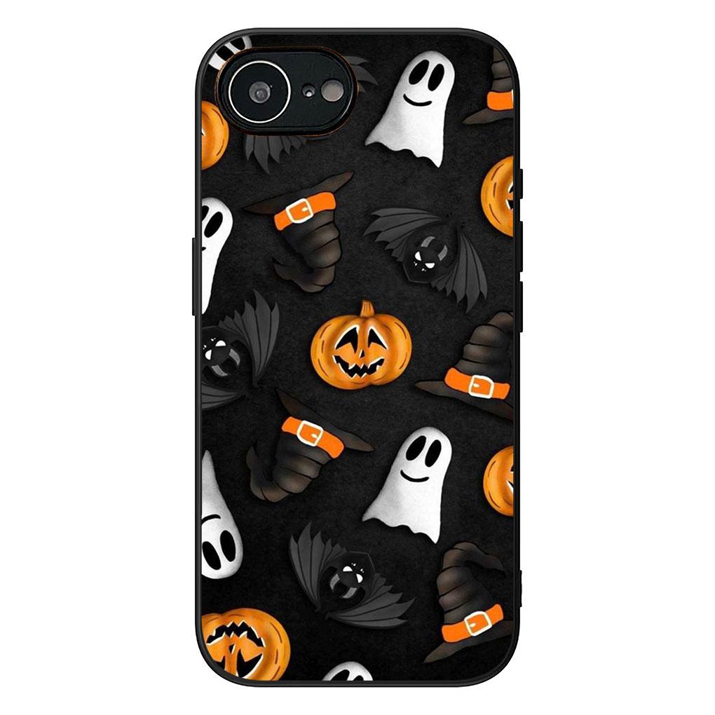 Little Ghost with Halloween Pumpkin Cover for Motorola Moto Edge 50 30 Fusion 40 NEO Ultra Pro E14 G20 E15 G35 G84 G13 G53 Case