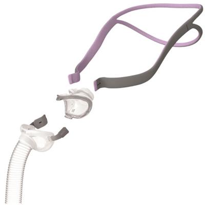 Rosa Kopfbedeckung Vollständiger Ersatzteil CPAP-Kopfband für Airfit P10 Nasenpolster