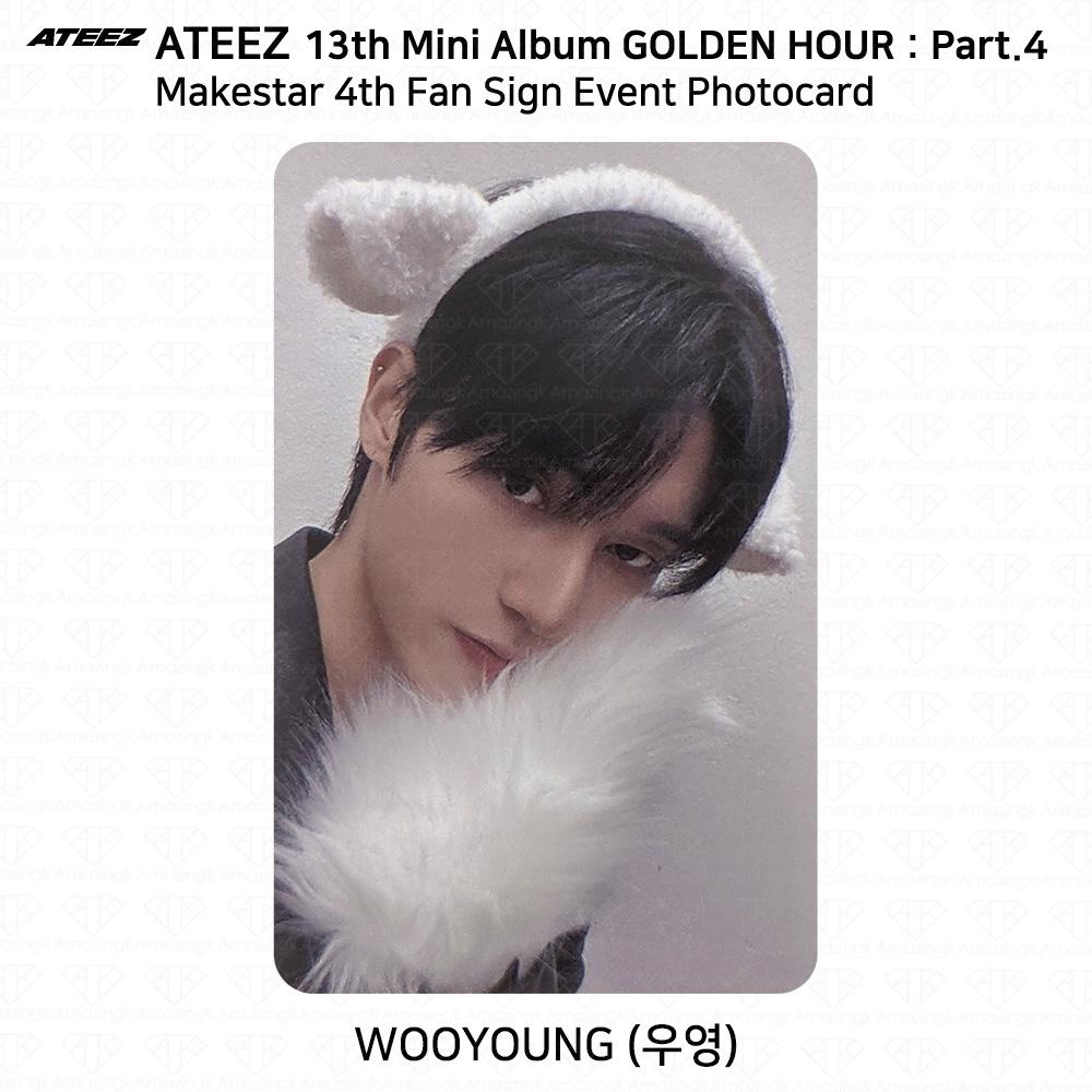ATEEZ 13th Mini Album Golden Hour Part.4 Makestar Fan Sign Event Photocard