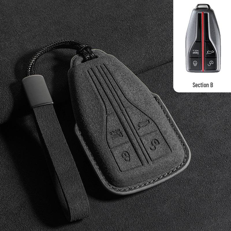 Key Cases for Hongqi Models: HS5, New H5, H9, HS7 - Elegant Protective Designs for Men & Women, Dropshipping Available.