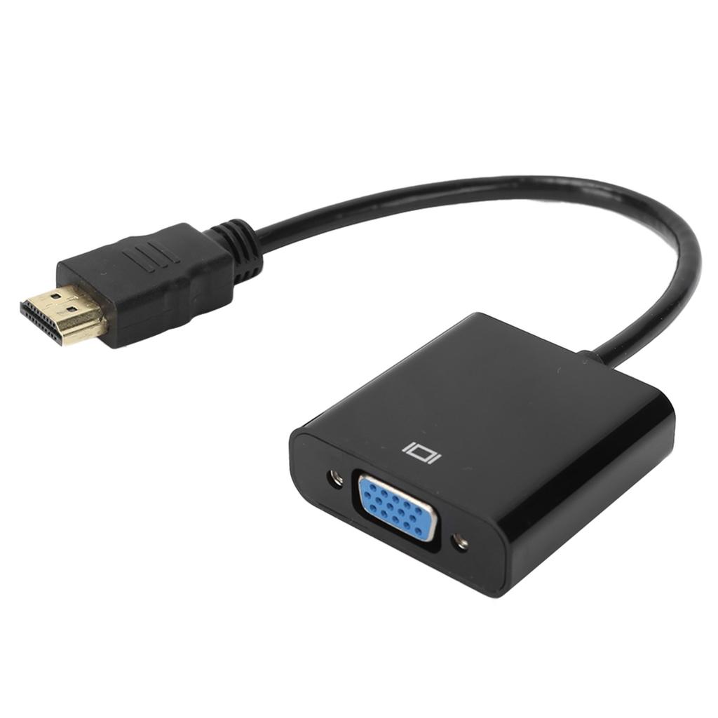 HD Multimedia Interface to VGA Adapter Converter Cable for Computer Laptop Monitor Projector