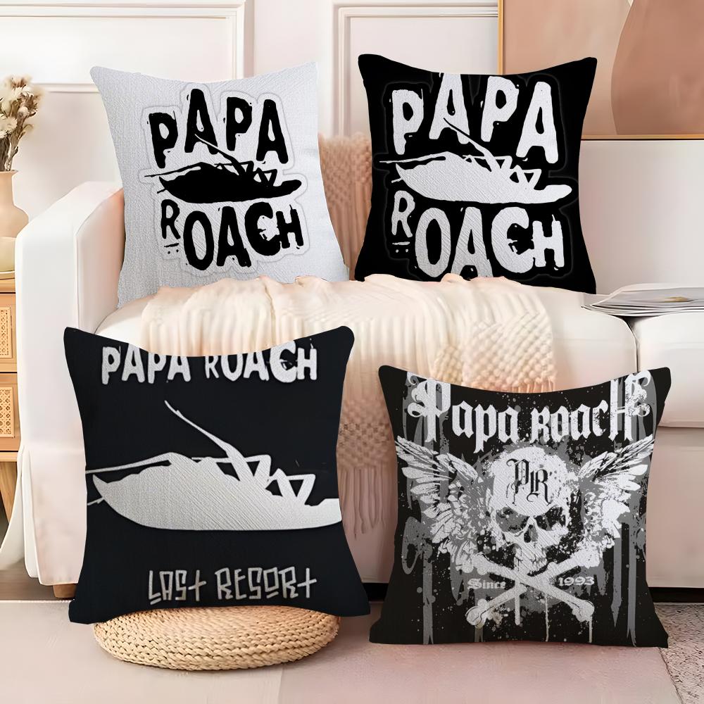 Classic PPapaS RRoach Cushion Cover Soft Plush Fabric DoubleSided Printed Sofa Cushion Cover for All Seasons Home Decor Gift