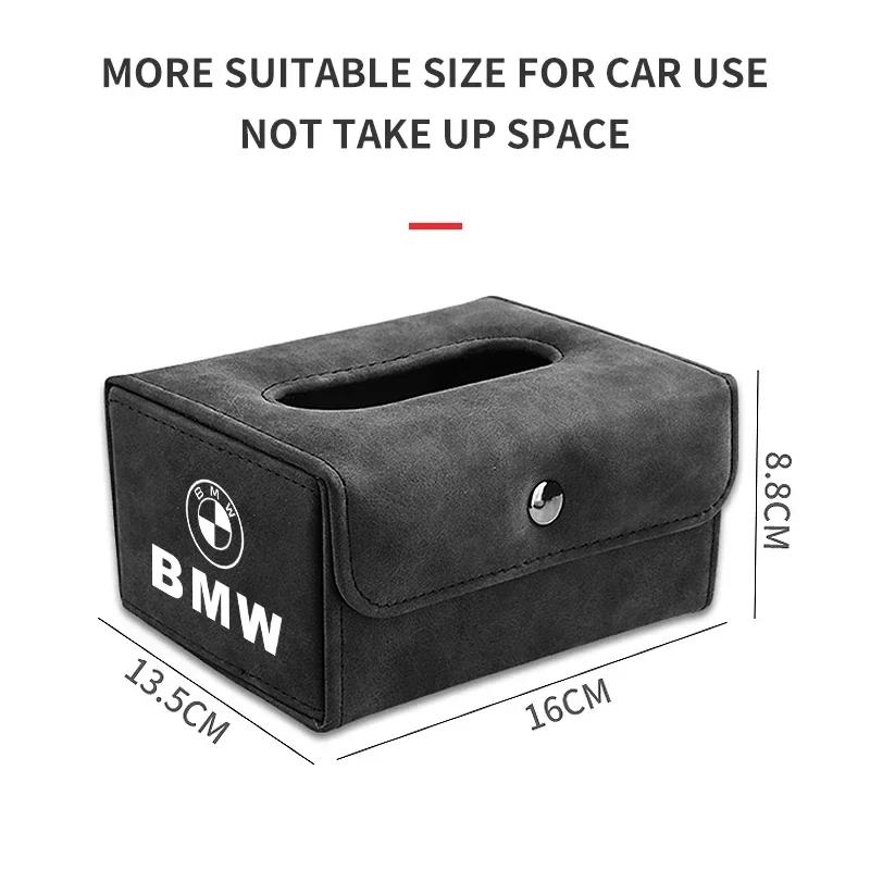 Tragbare Auto-Taschentuchbox für BMW M M3 M5 F10 F30 F20 E28 E30 E34 E36 E39 E46 E91 Performance X1 X2 X5 Auto Zubehör