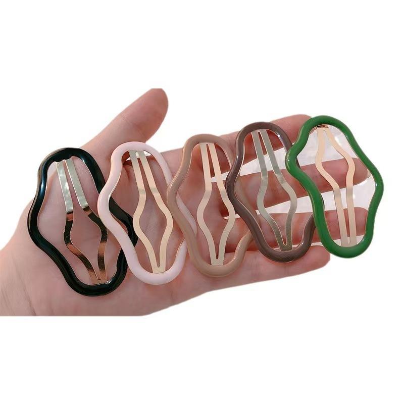 Woman Print Ανοιξιάτικο κλιπ μαλλιών φουρκέτα