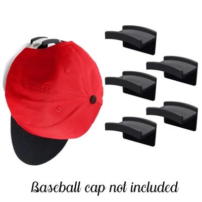 5/10pcs Self-Adhesive Hat Hooks for Wall, Super Strong Baseball Cap Racks, Hat Display Holder Hangers
