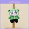 Cute Panda Plush Toy With Short Pile Fabric For Bag Decoration And Gifts
