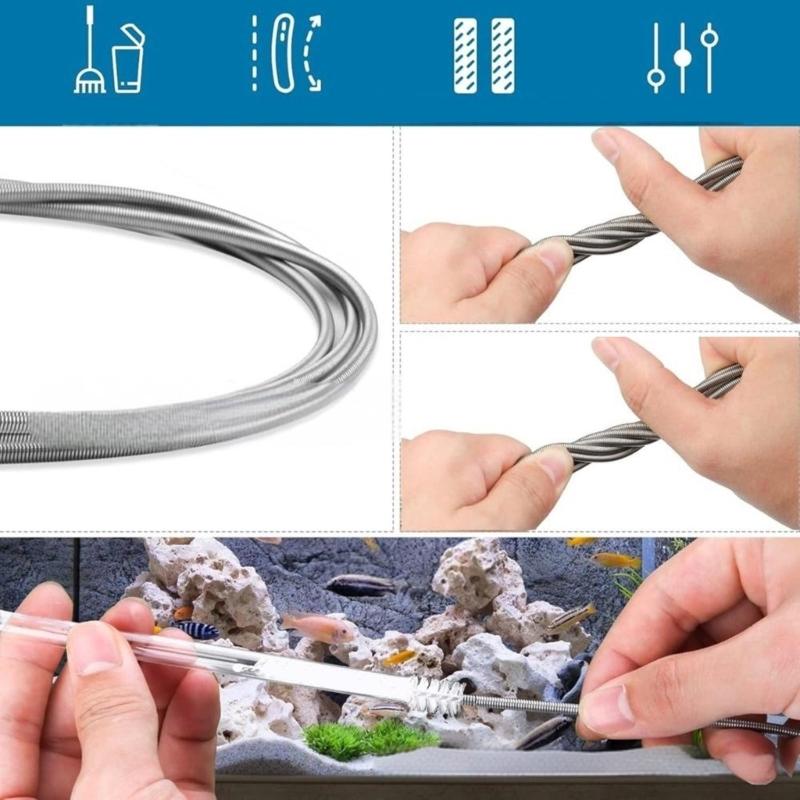 12PCS Drain Brush Cleaning Systems Tool Multiple Size Brushes For Wide Pipes Sink Drains Household Commercial Plumbing