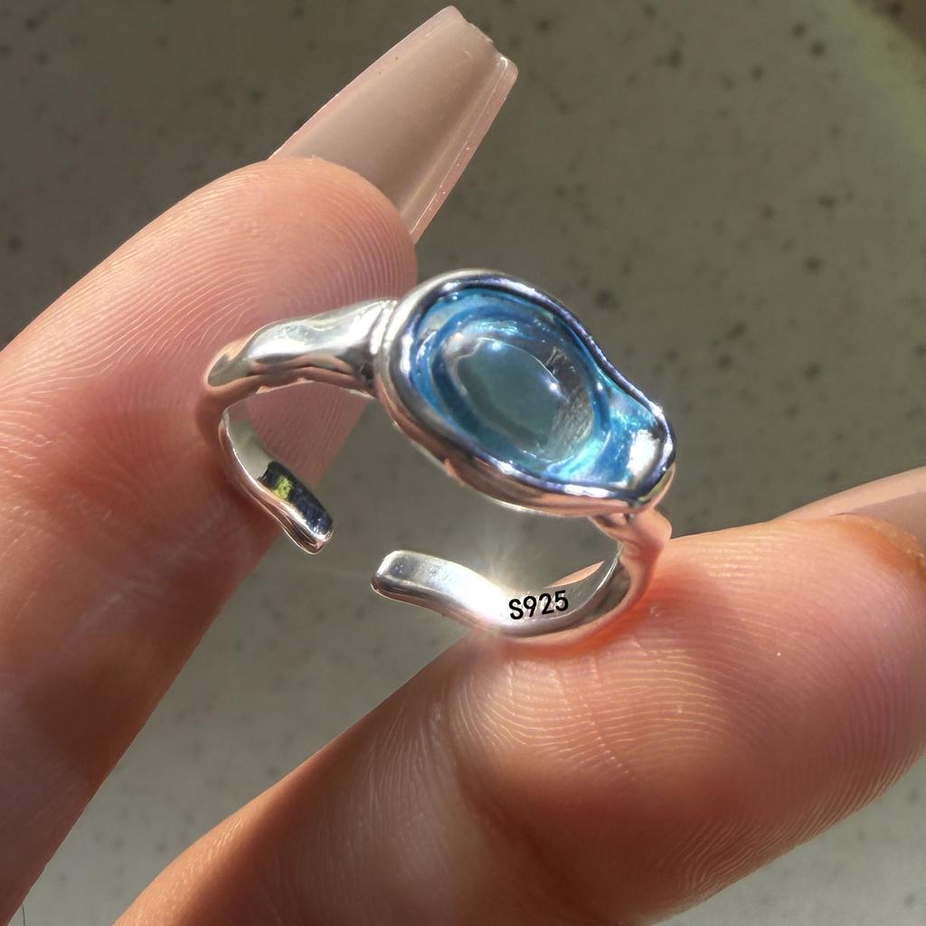 Xiaomi 925 Sterling Silver Rings for Women Couple Minimalist Handmade Simple Sparckling Zircon Ring Fine Jewelry Gift Prevent Allergy