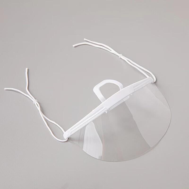 Einweg Transparente Plastik-Gesichtsmaske (50er Pack)