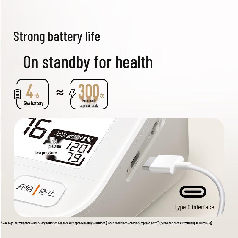 YUWELL YE680E Large Screen Electronic Blood Pressure Monitor