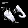 20Pcs Invisible Picture Hanging Hooks Hard Wall Photo Frame Hooks Heavy Duty Non Trace Nails Hook For Home Wall Decoration
