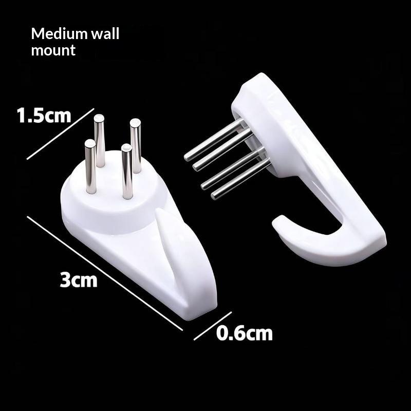 20Pcs Invisible Picture Hanging Hooks Hard Wall Photo Frame Hooks Heavy Duty Non Trace Nails Hook For Home Wall Decoration
