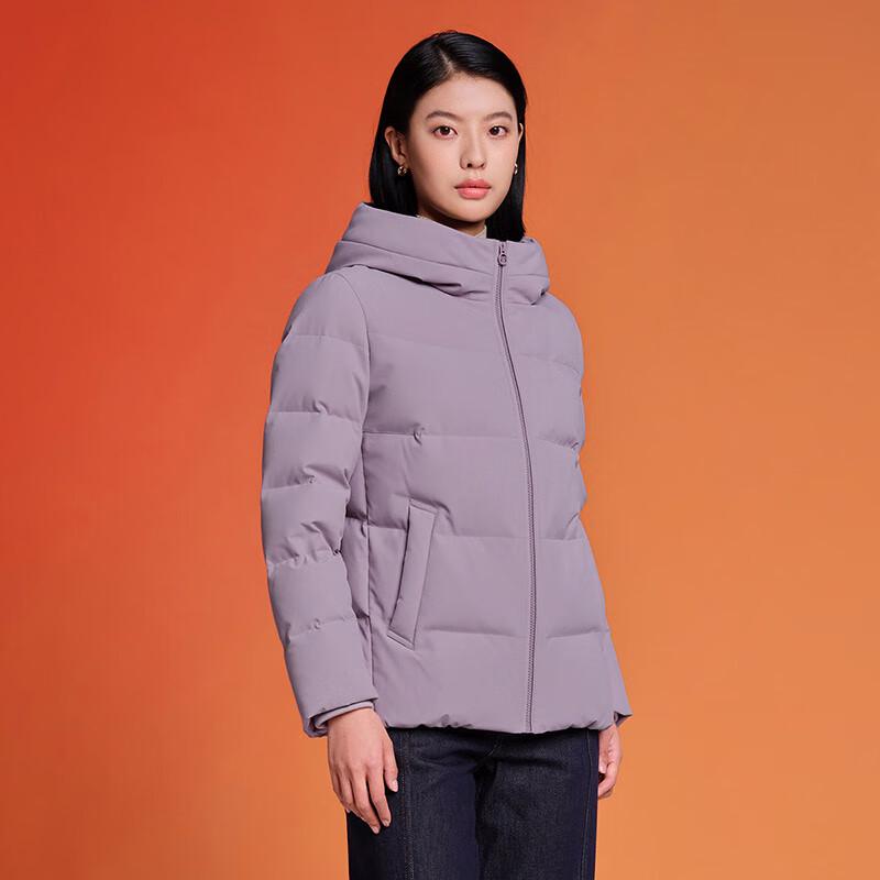 Tanboer Women's Hooded Loose-Fit Short Down Jacket TD236356