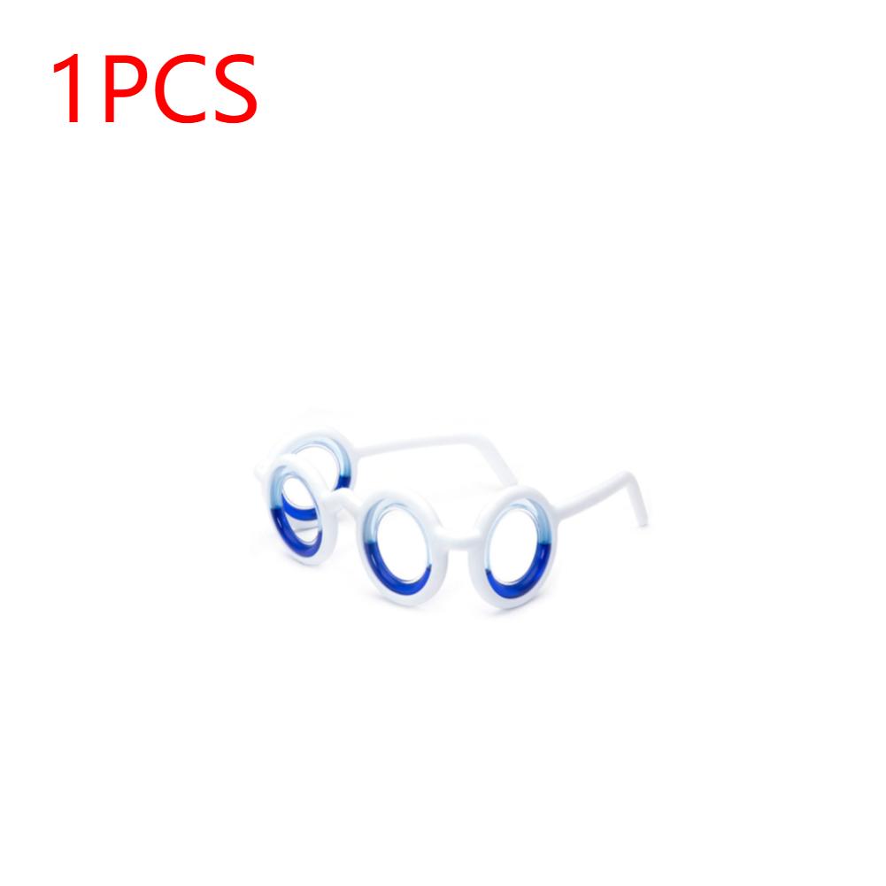 5-1PCS Anti-Nausea Eyewear Without Lens Multipurpose Motion Sickness Glasses Detachable Foldable for Old Adults Children