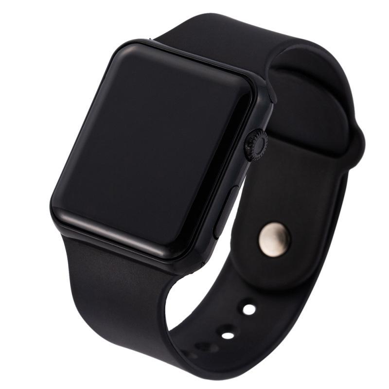 Summer LED Square Display Fashionable Casual Couple and Student Sports Watch