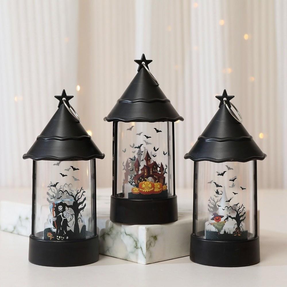 Vintage Halloween Decorative Light Portable Pumpkin Light Halloween LED Lamp Living Room Decor