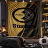 Wall Hanging Tapestry Pittsburgh Steelers Print Cloth for Living Room Bedroom Home Decor