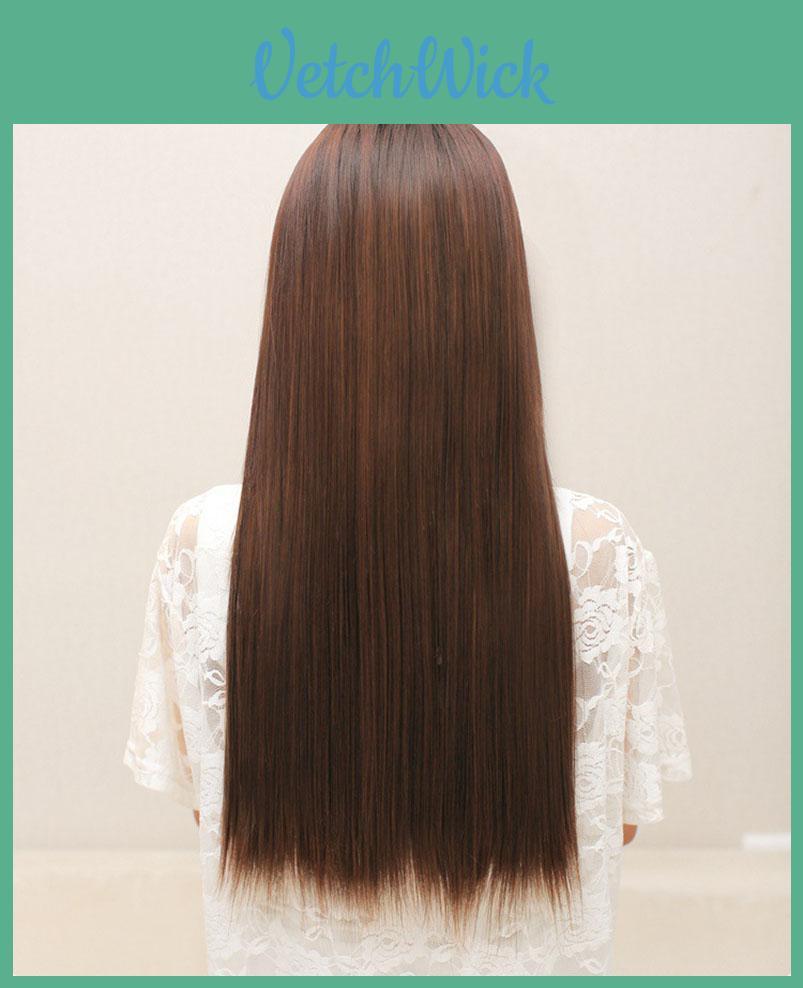 Premium Quality Women Long Straight Hair One Piece Clips In Hair Extensions Full Head Top