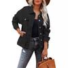 Women's Oversized Denim Jacket Casual Loose Coat with Multiple Colors