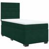 Maison Exclusive - Sommier à lattes de lit et matelas Vert foncé 80x200 cm Velours