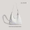 Neon Color Knitted Bag New Large Capacity Shoulder Tote Messenger Bag
