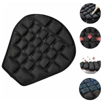 Motorcycle 3D Comfort Gel Seat Cushion Universal Air Motorbike Pillow Pad Cover