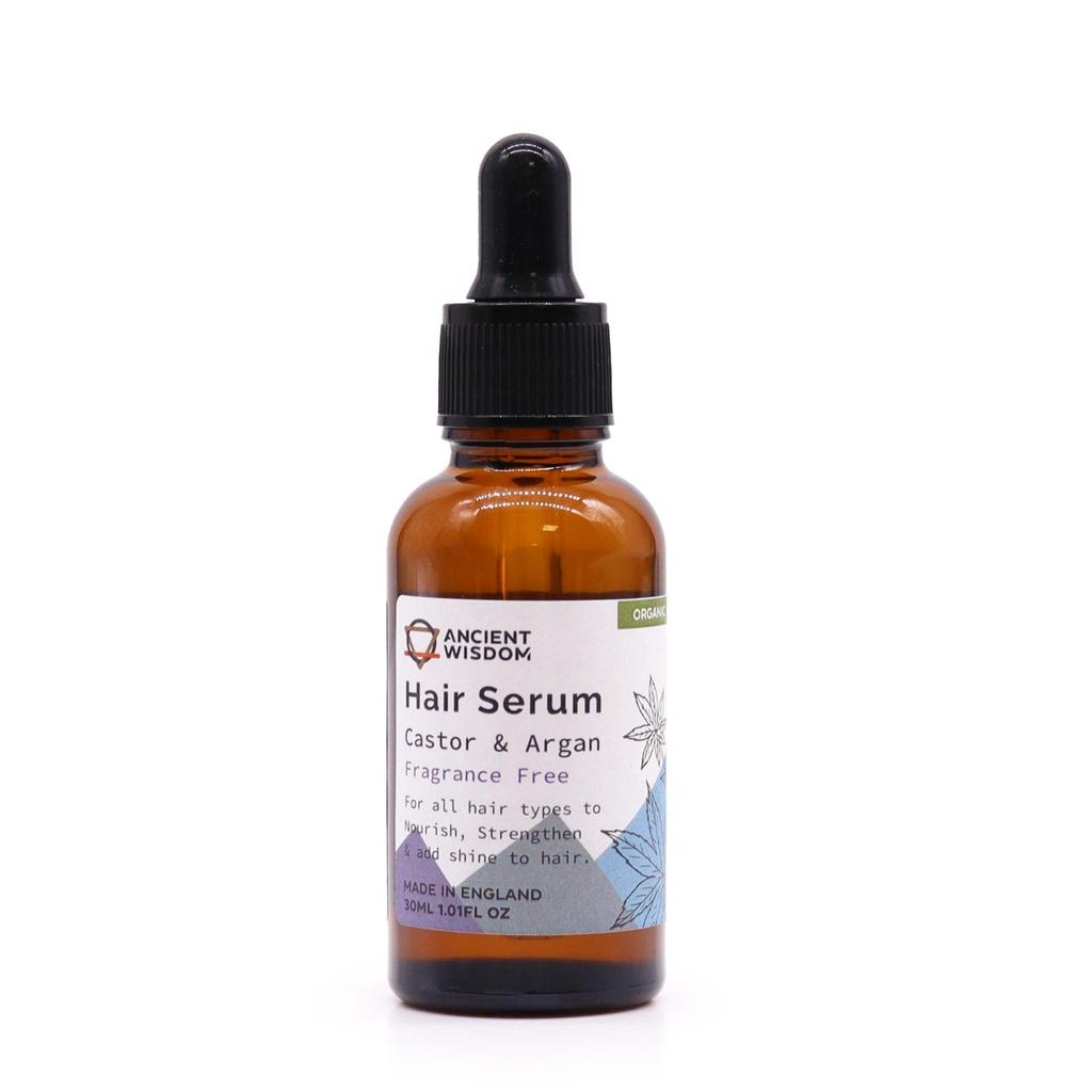 Hair Serum Organic Fragrance Free 30ml