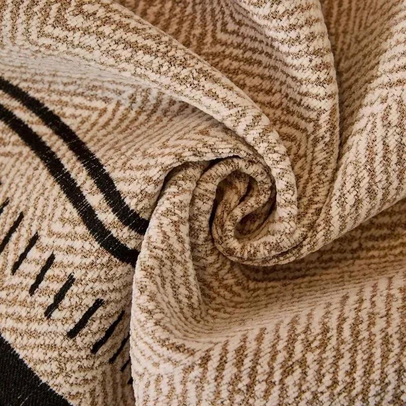 1pcs Wave Shape Chenille Sofa Cover Modern Durable Straight Row Seat Cushion Living Room Dustproof Non Slip Furniture Towel