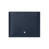 6 Card Slot Leather Wallet Men Wallet Blue 128585