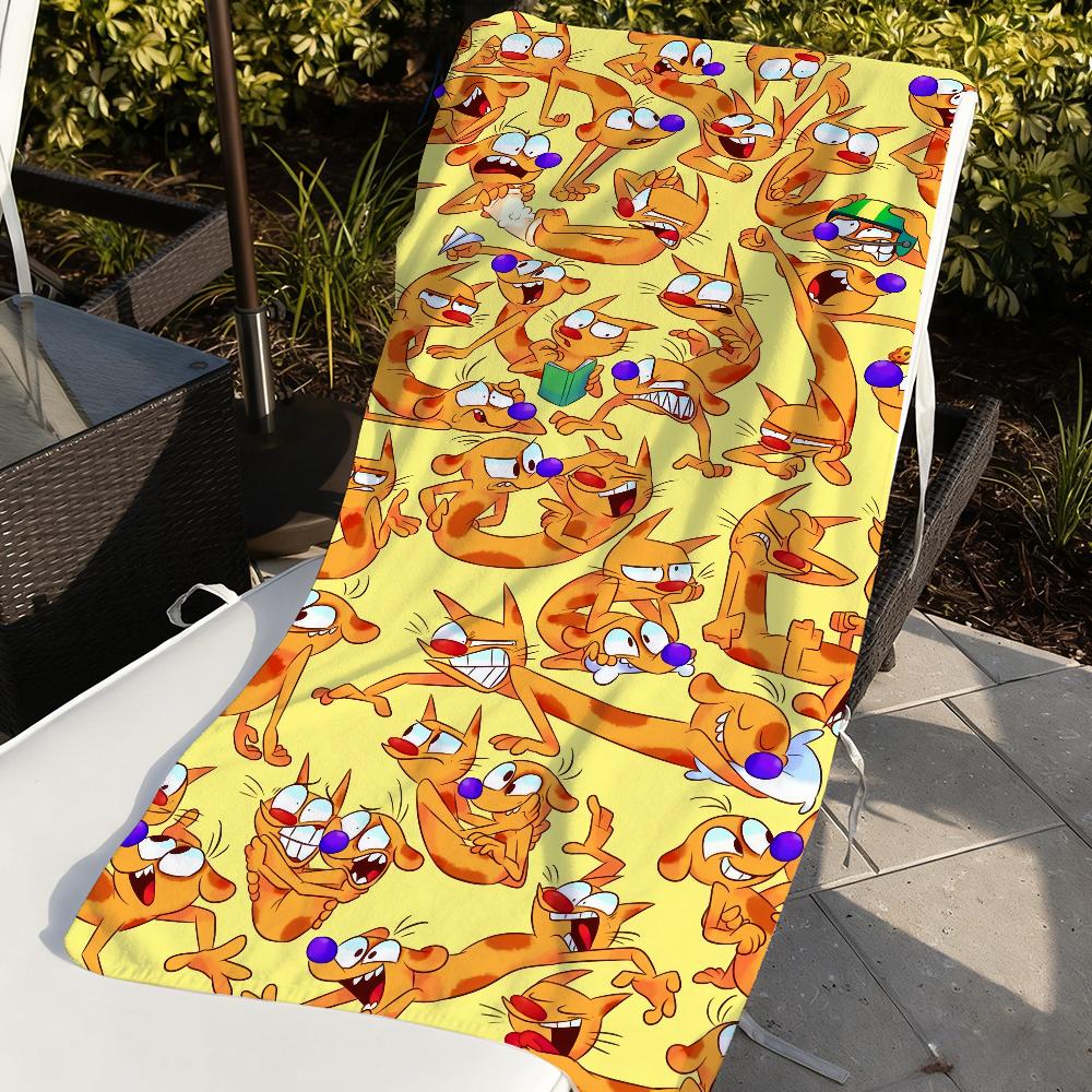 Cute Cartoon C-Catdog-S Funny Towel Soft Pool Gift For Travel Gym Shower Camping Quick Dry Sports Large Beach Towels