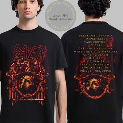 Slayer Repentless 10° Anniversario Repentless Tracklist T-Shirt