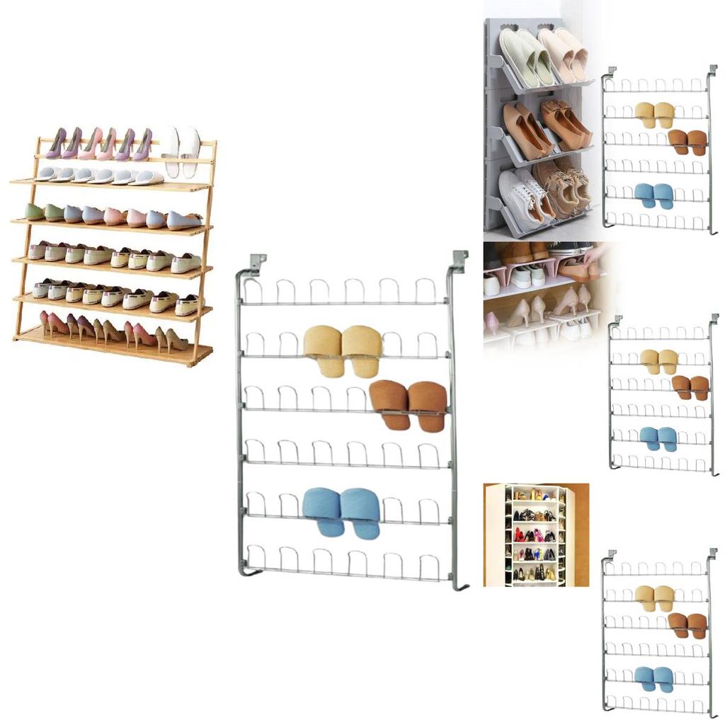 Modernes Metallschuhregal für Zuhause und Wohnheim mit mehrschichtigem Aufbewahrungsorganisator