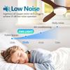 25/42/52in 3 Blades DC Motor Silent Ceiling Fan Lamp Smart Ceiling Fan Light Stepless Dimming LED Lighting Fan