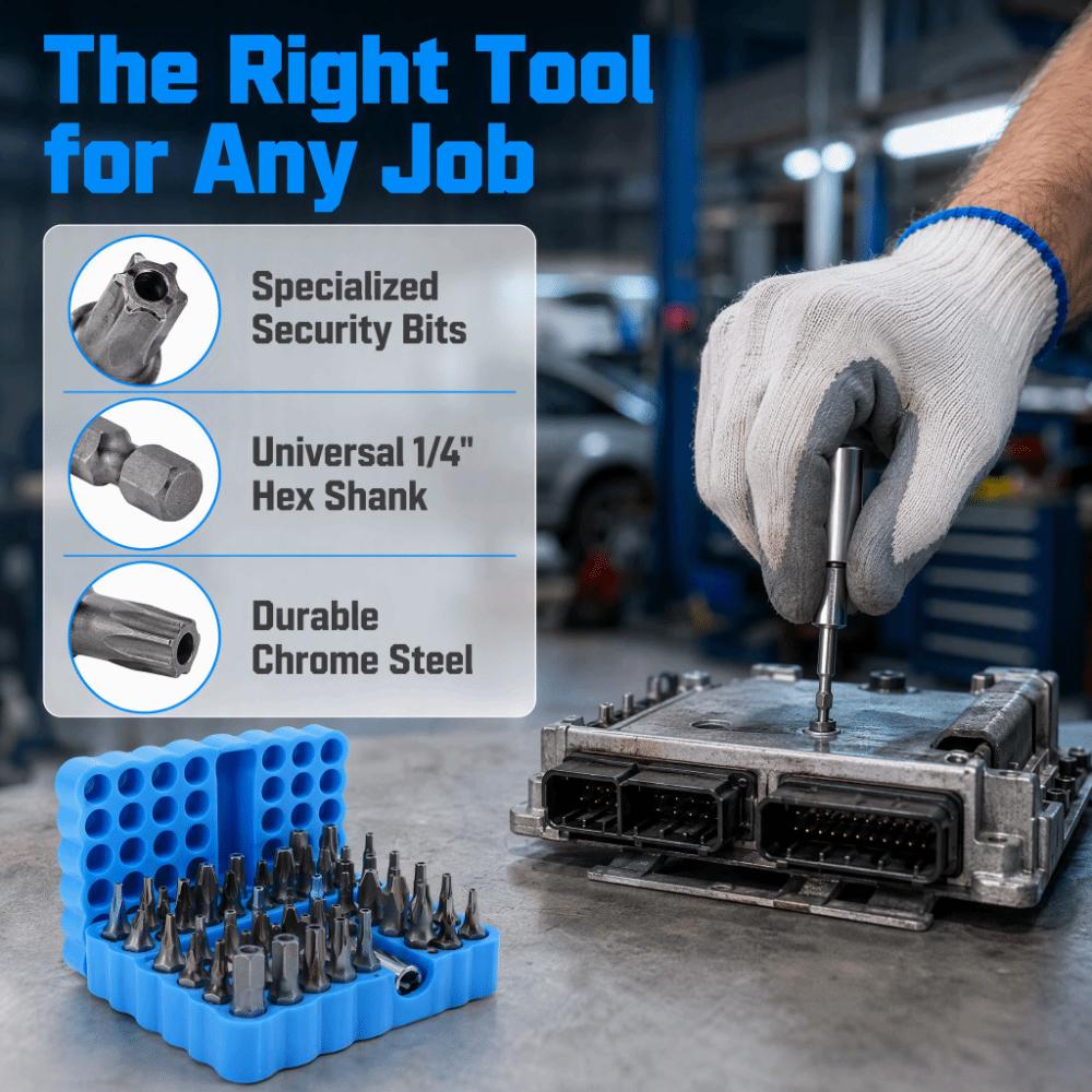 33pcs Versatile Screwdriver Bit Set High Hardness Impact Driver Bit Set  For Maintenance Repair
