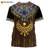 Altägyptisches Horus 3D-Druck T-Shirt Gott Auge Ägyptens Pharao Anubis Grafik T-Shirt Männer Frauen Lässig Streetwear Tops