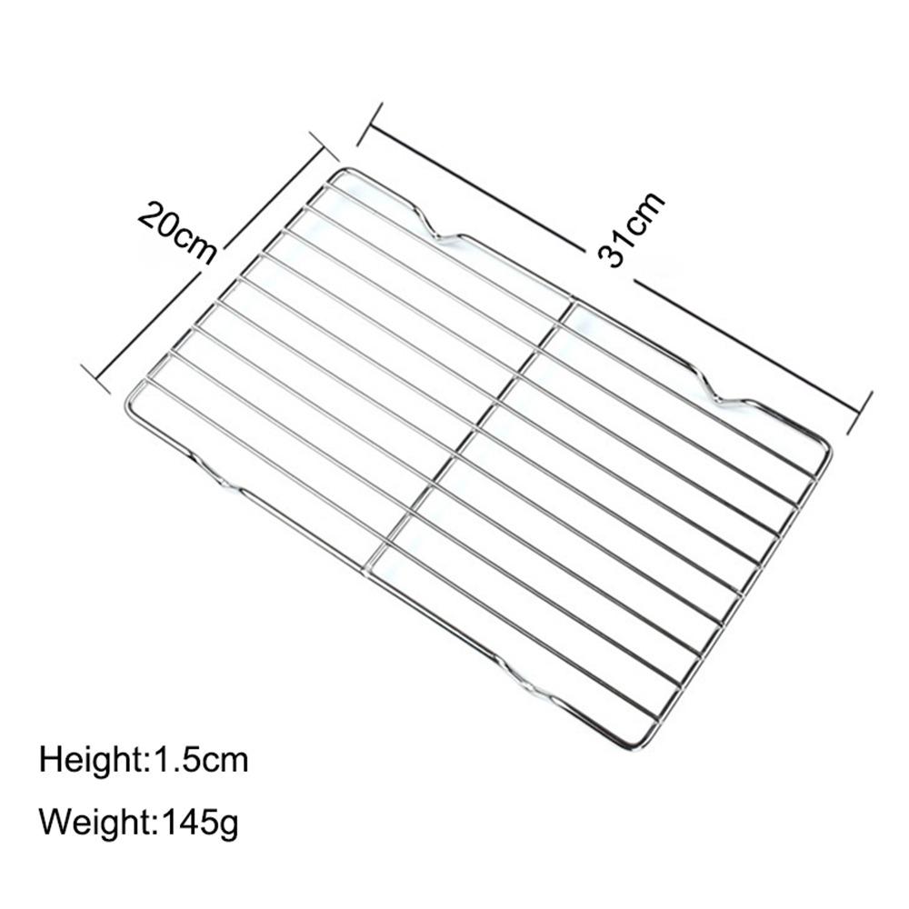 New Stainless Steel Cooling Rack Non-stick Silver BBQ Tray Baking Tray