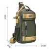 Sling Backpack Chest Bag Versatile Zipper Closure Daypack Crossbody Bags Shoulder for