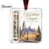 Gift Card Holder for Christmas Tree Cash Ornament, Clear Acrylic Money Holder, Holiday Xmas Hanging Decoration, Funny Ways to Christmas, Birthday